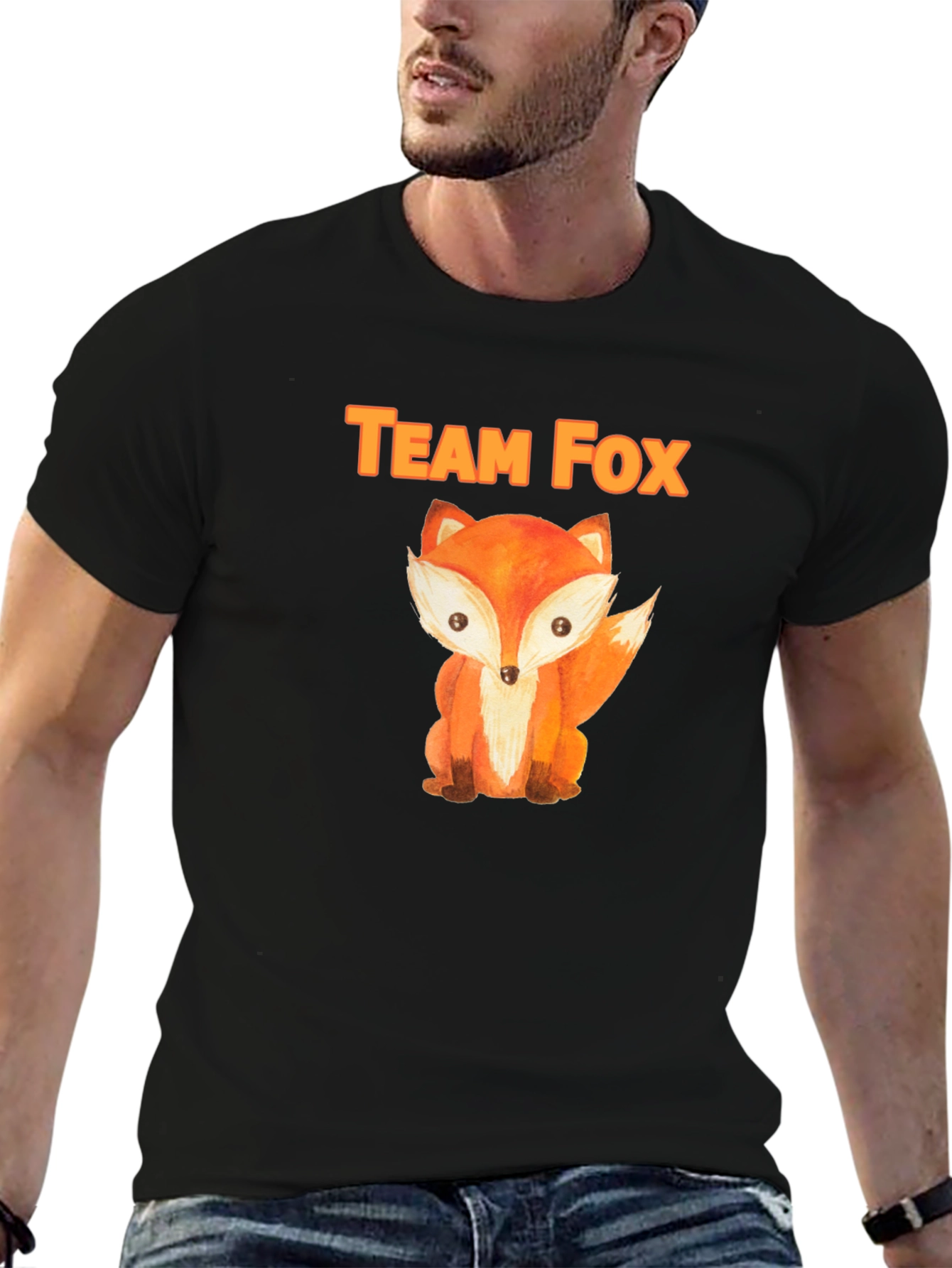 Team Fox T-Shirt - Cute Animal Tee