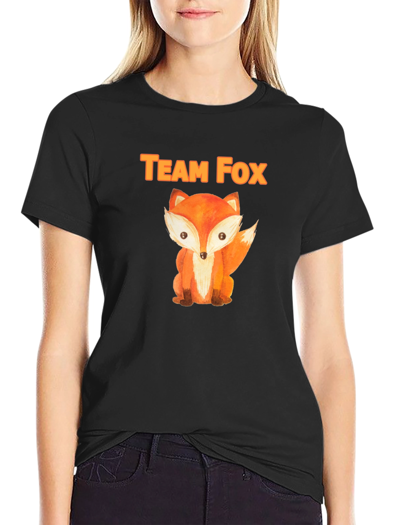 Team Fox T-Shirt - Cute Animal Tee