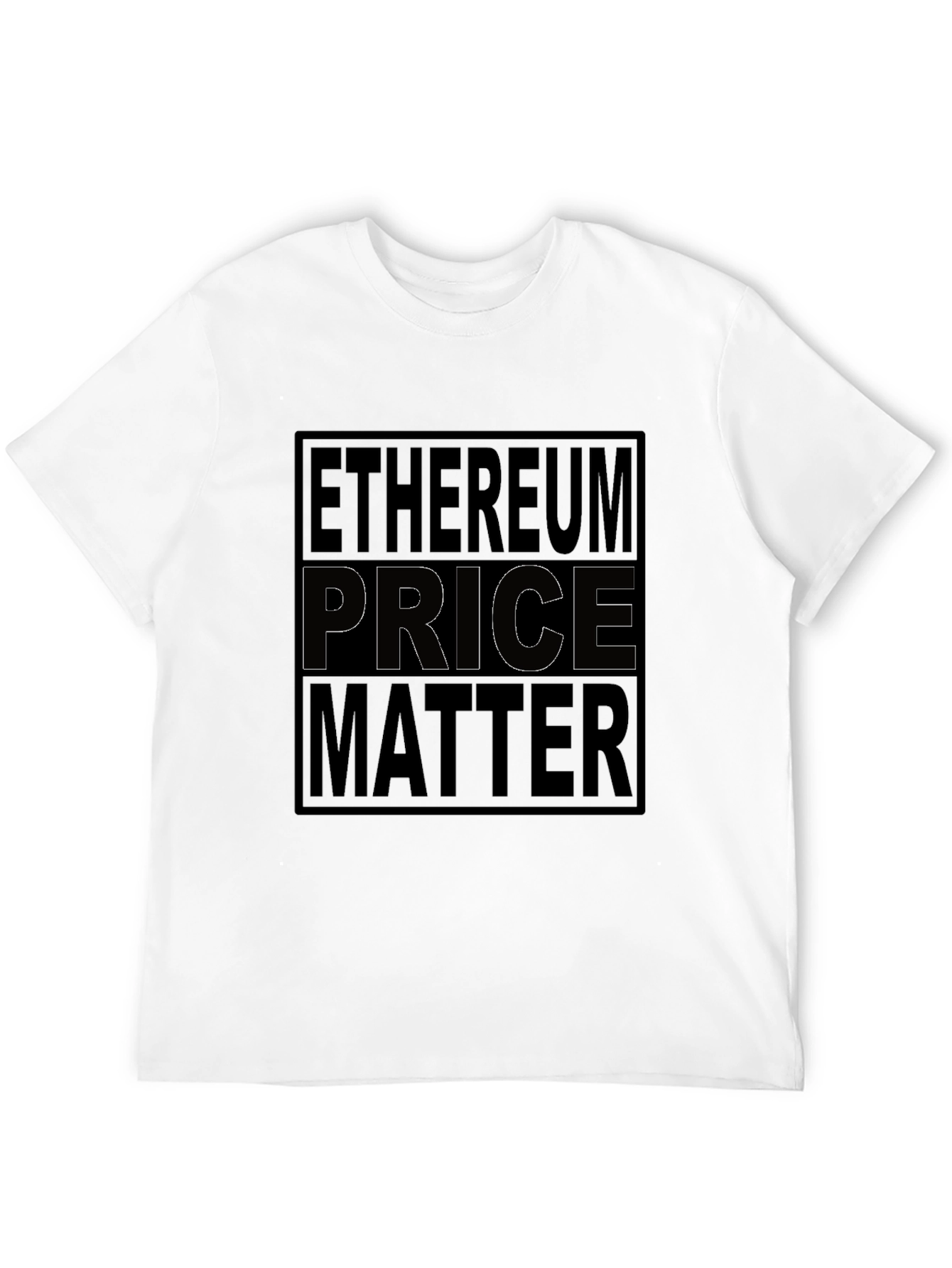 Ethereum Price Matter Black Graphic Tee