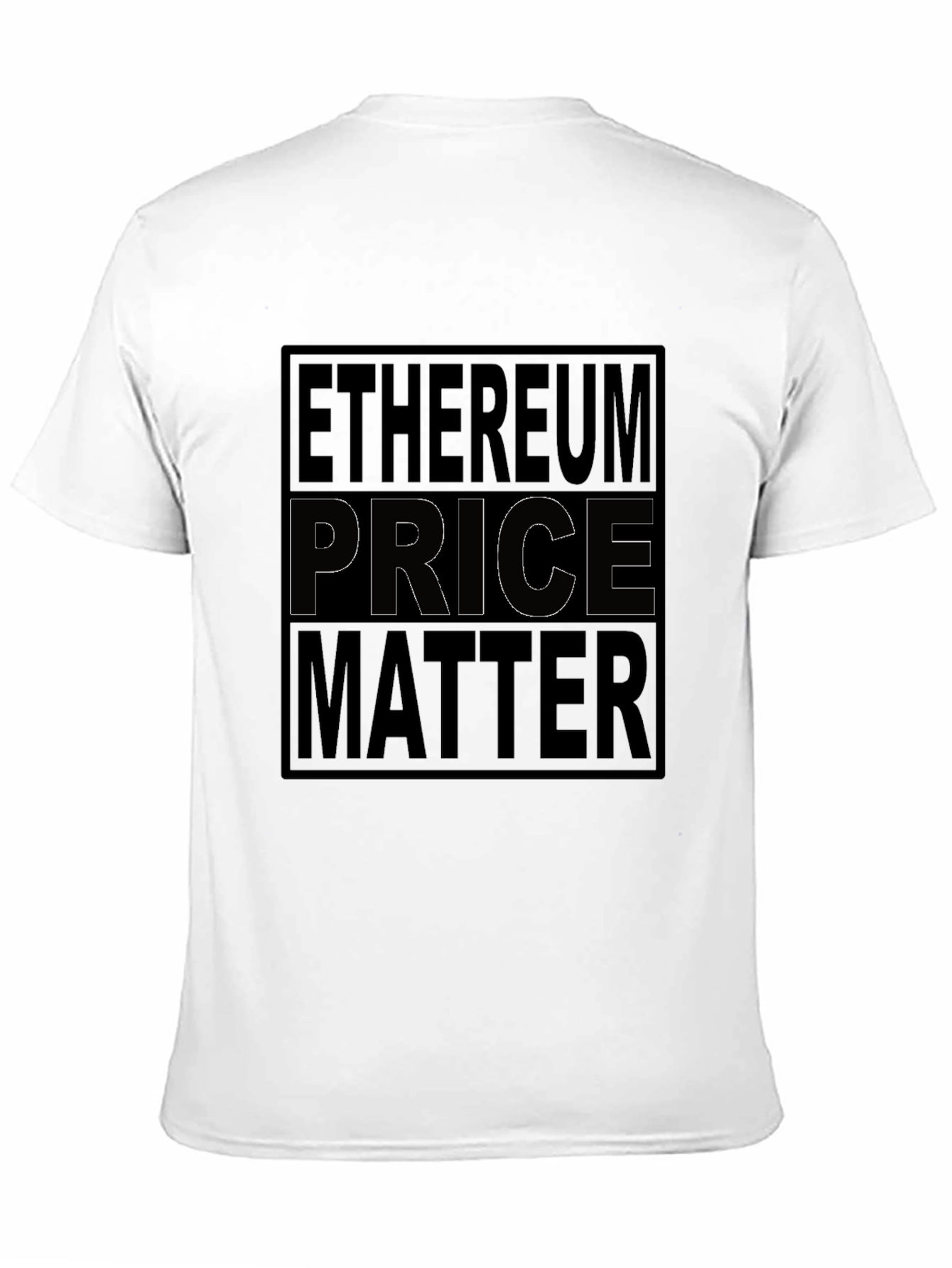 Ethereum Price Matter Black Graphic Tee