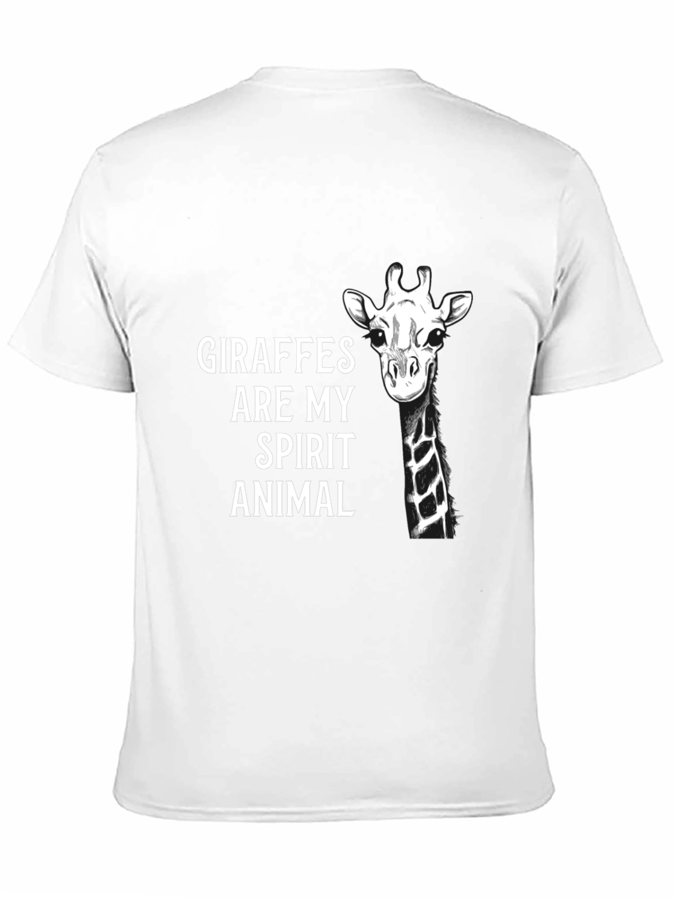 Giraffe Spirit Animal Graphic T-Shirt