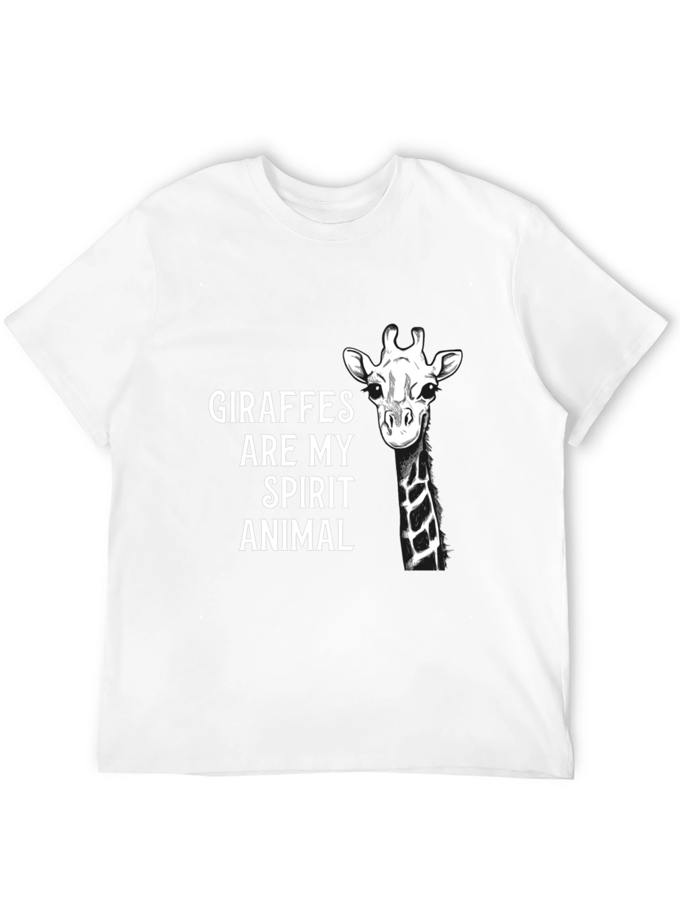 Giraffe Spirit Animal Graphic T-Shirt