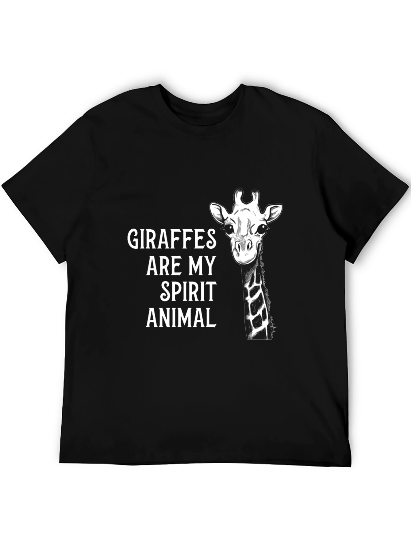 Giraffe Spirit Animal Graphic T-Shirt