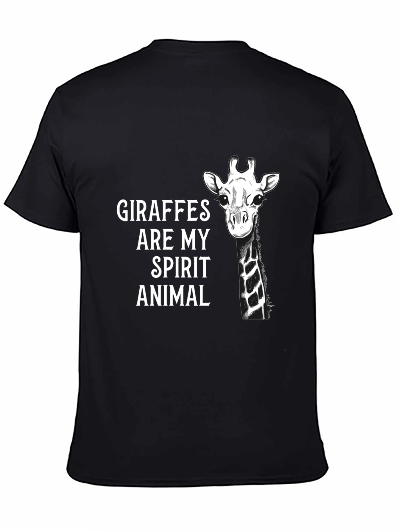 Giraffe Spirit Animal Graphic T-Shirt