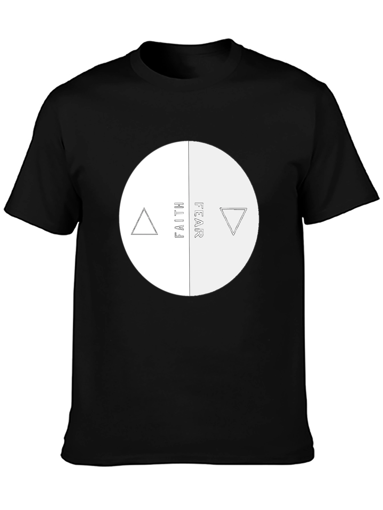 Faith Over Fear Graphic Tee - Black