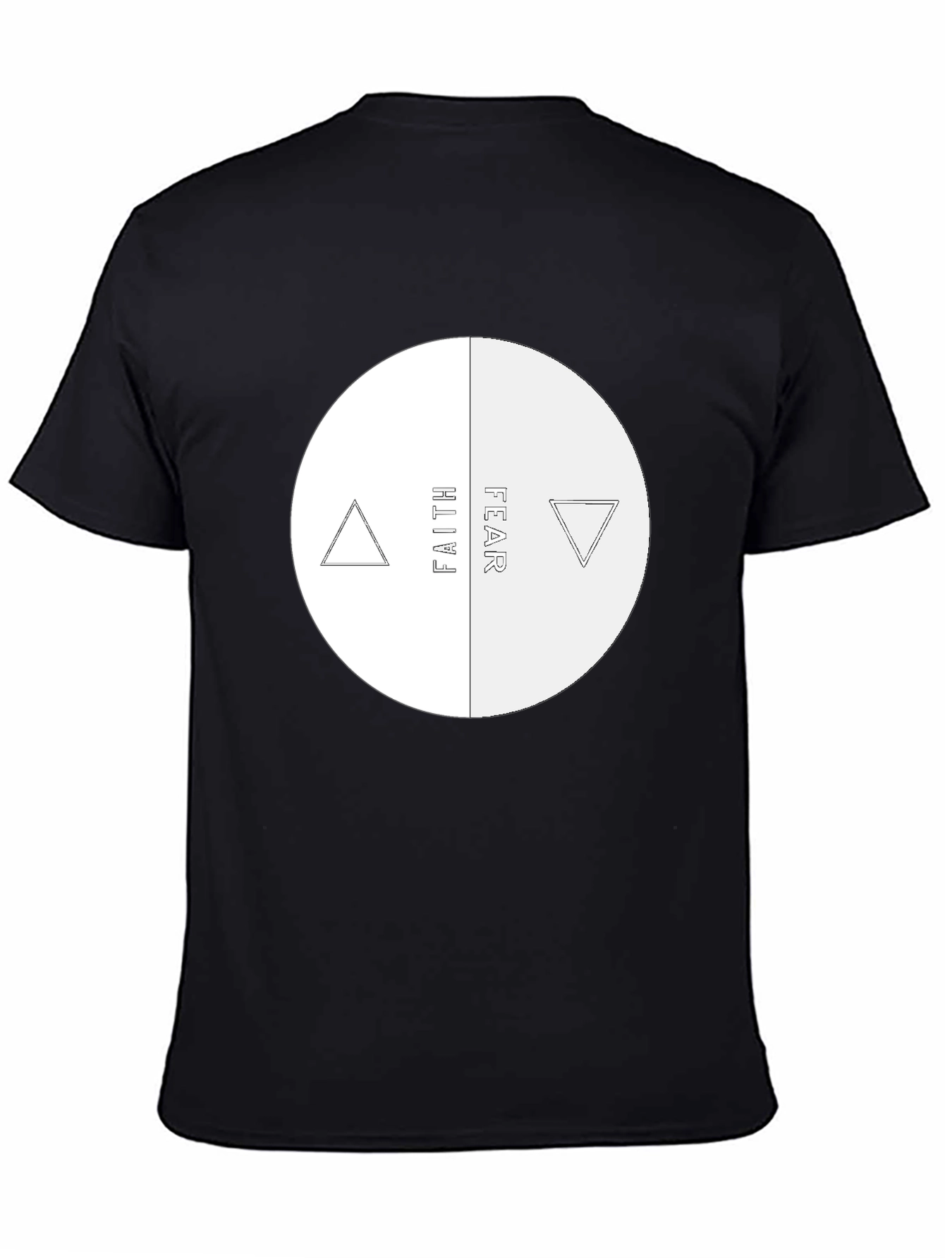 Faith Over Fear Graphic Tee - Black