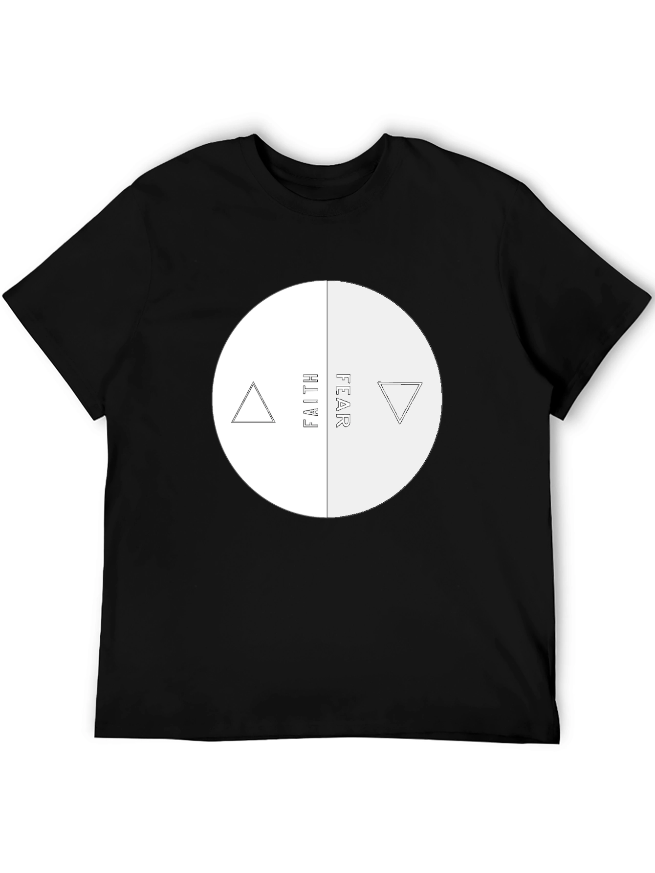Faith Over Fear Graphic Tee - Black