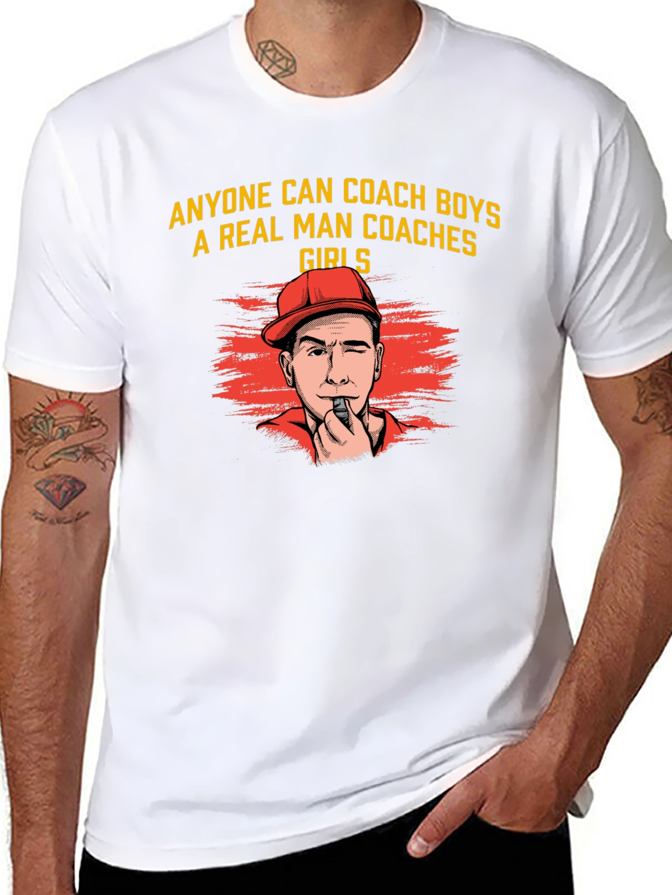Real Man Coaches Girls T-Shirt