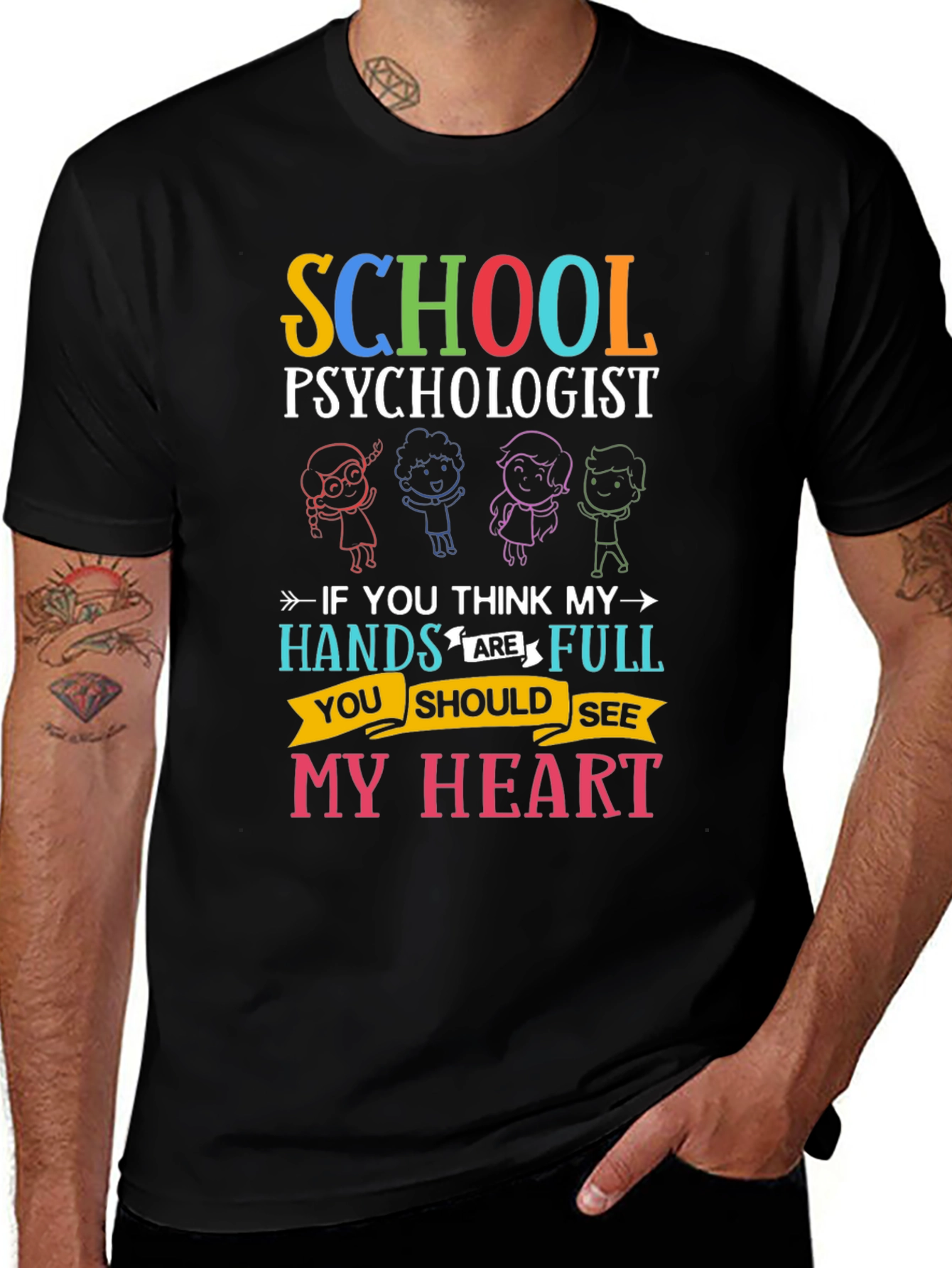 School Psychologist Graphic T-Shirt