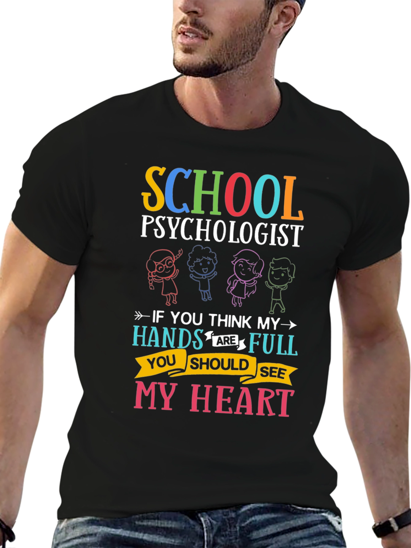 School Psychologist Graphic T-Shirt