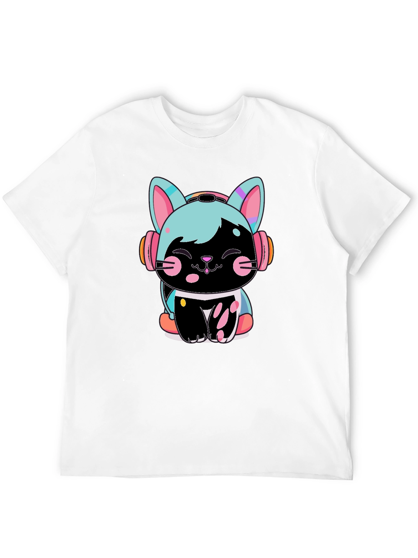 Cute Cyberpunk Cat T-Shirt