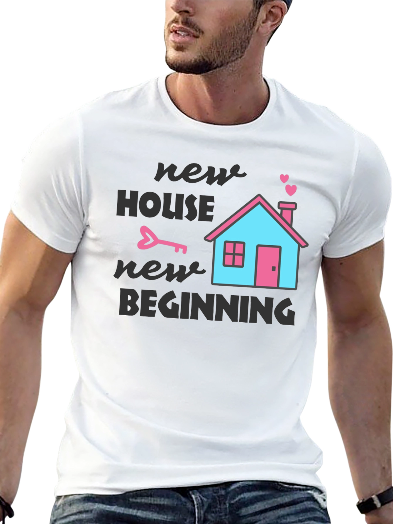New House New Beginning Graphic Tee
