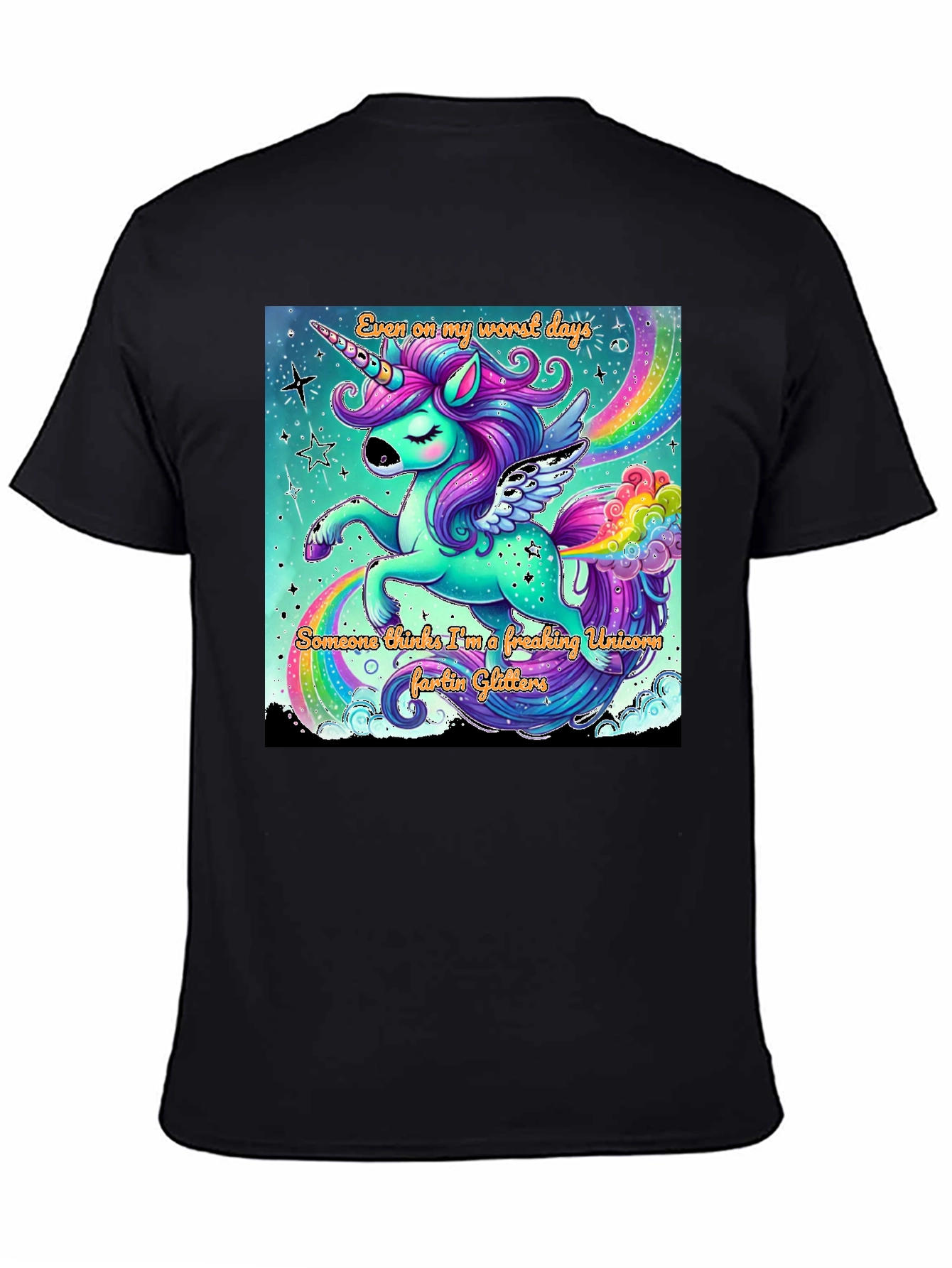 Unicorn Glitter Farts Graphic Tee