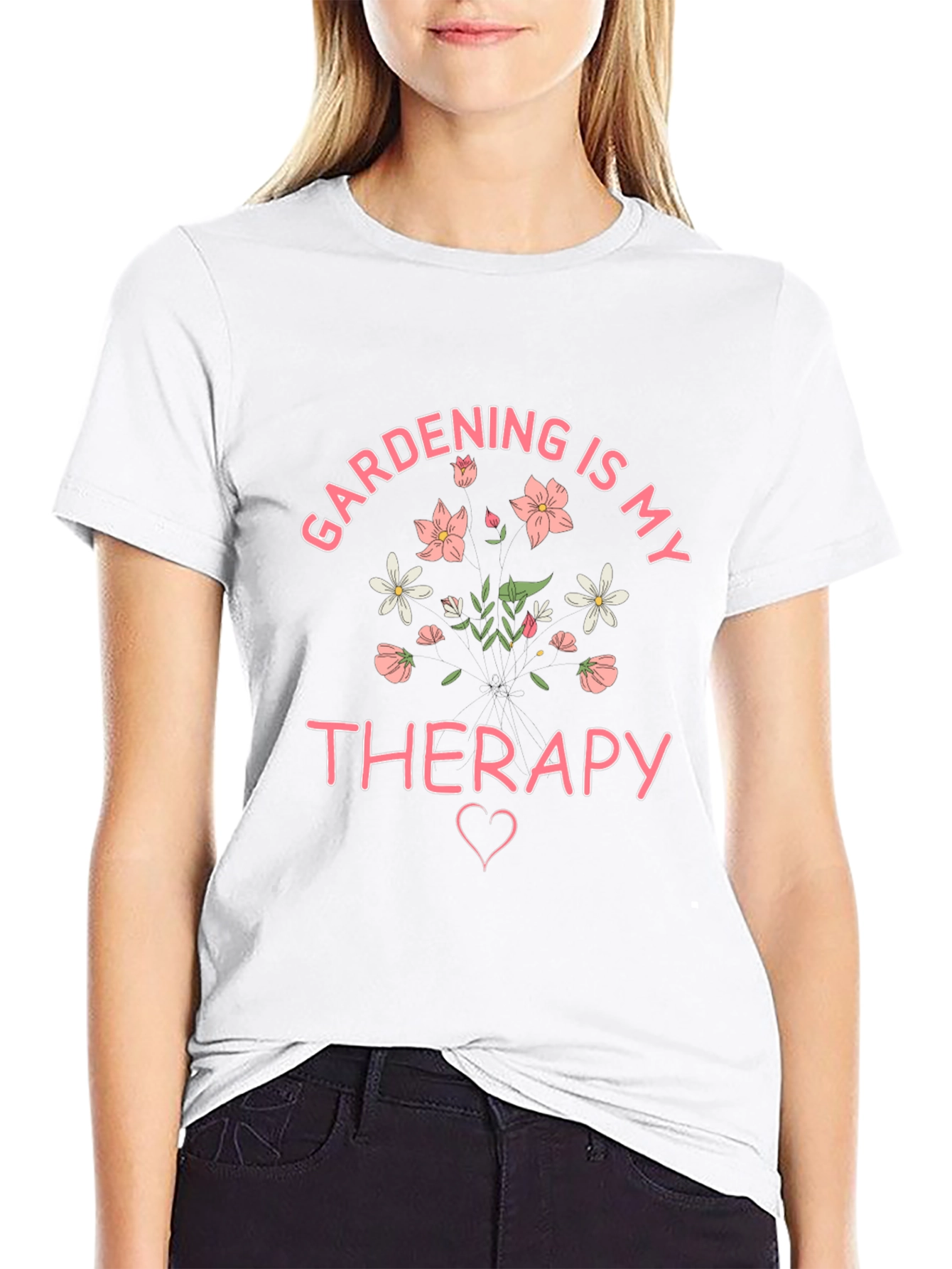 Gardening is My Therapy Graphic T-Shirt