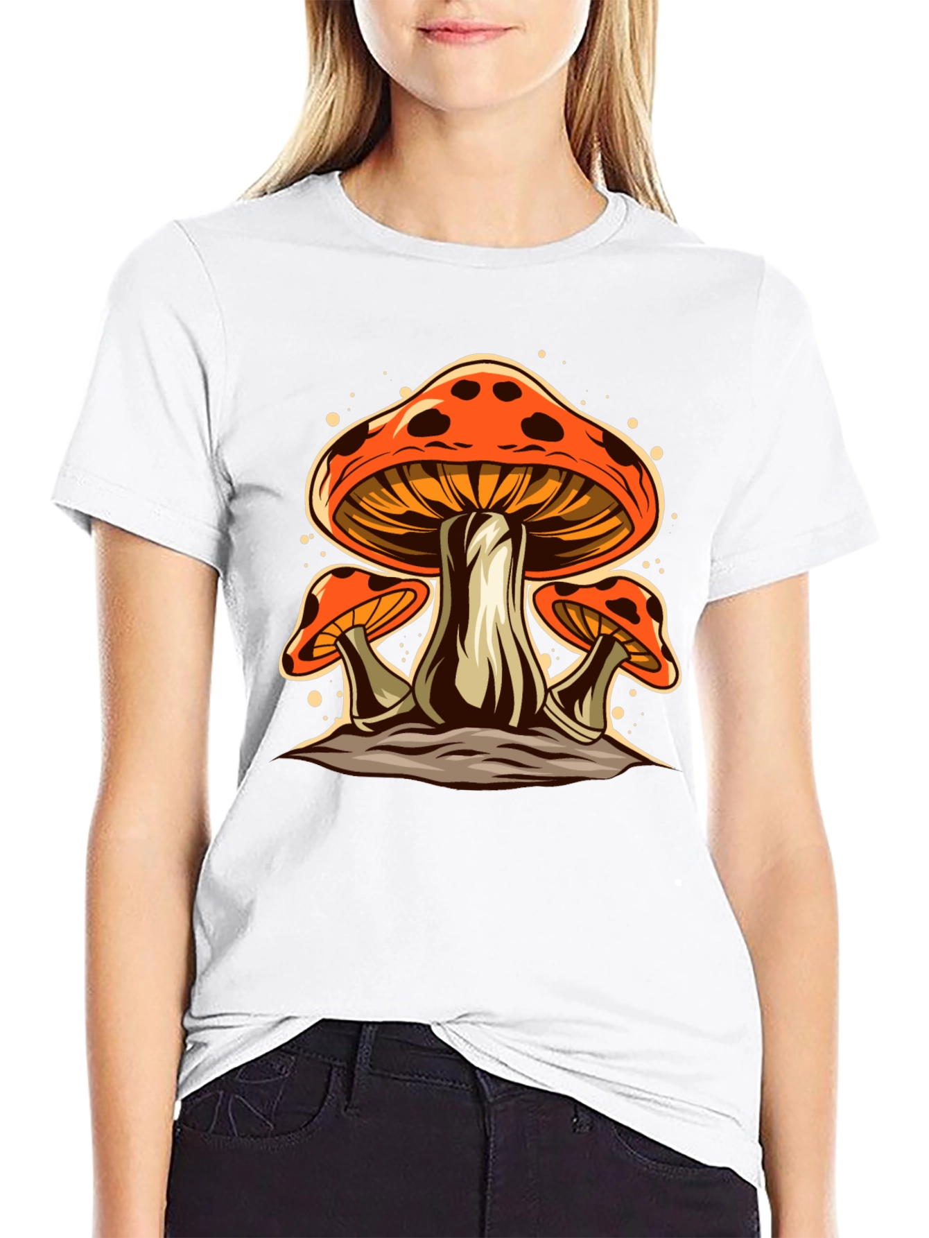Mushroom Graphic Tee - Funky Fungi T-Shirt