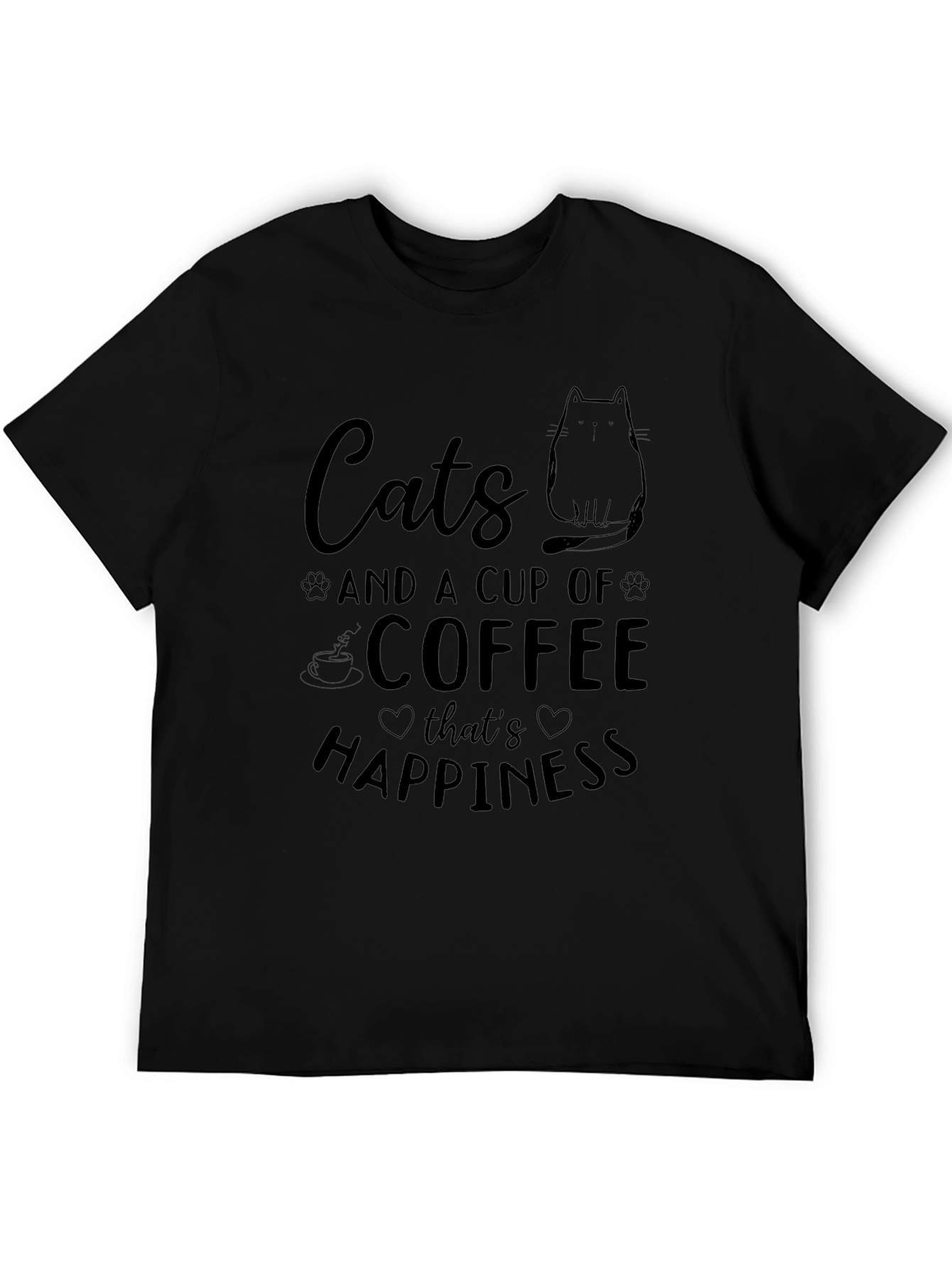 Cats and Coffee Graphic Tee