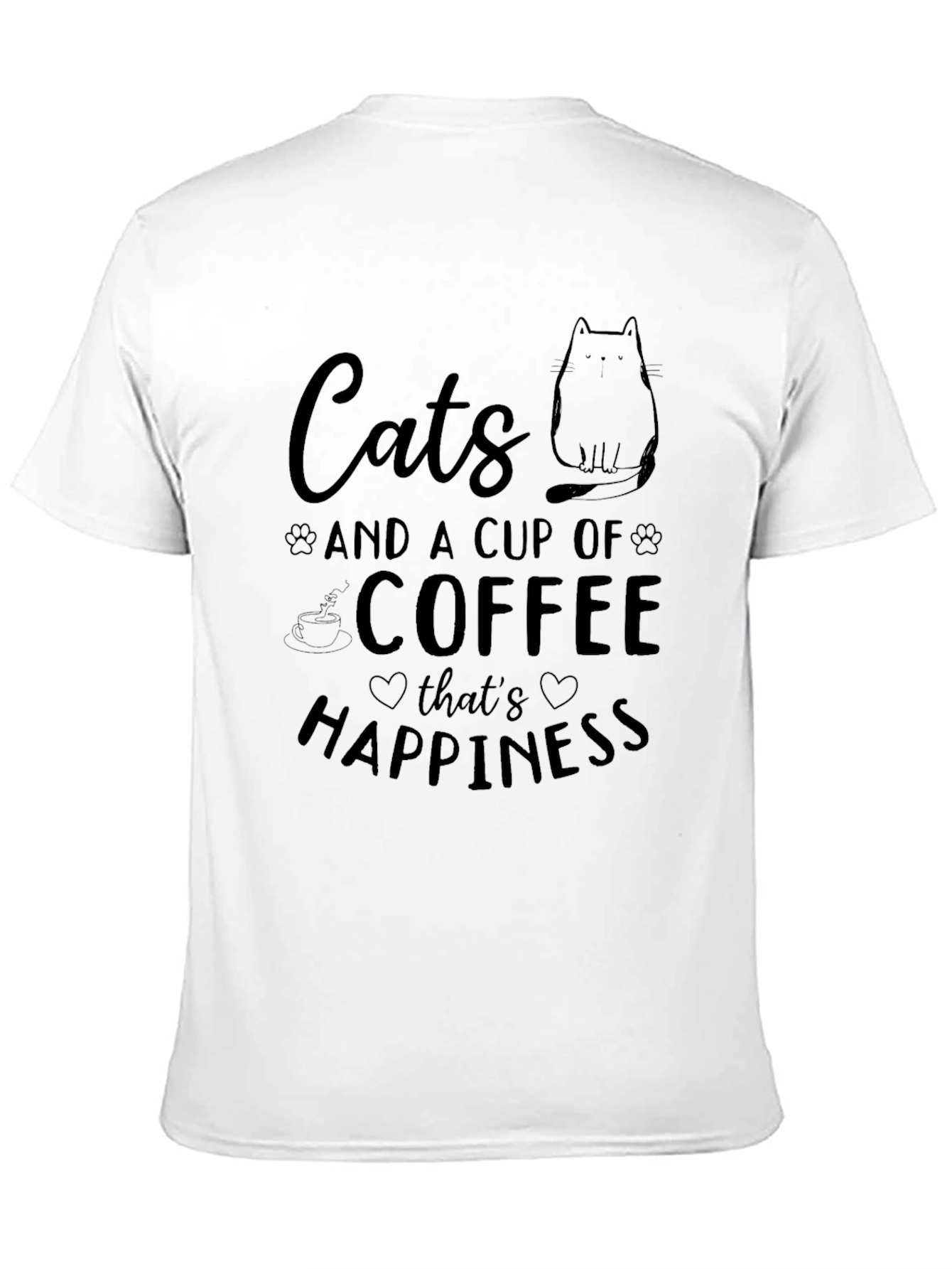 Cats and Coffee Graphic Tee