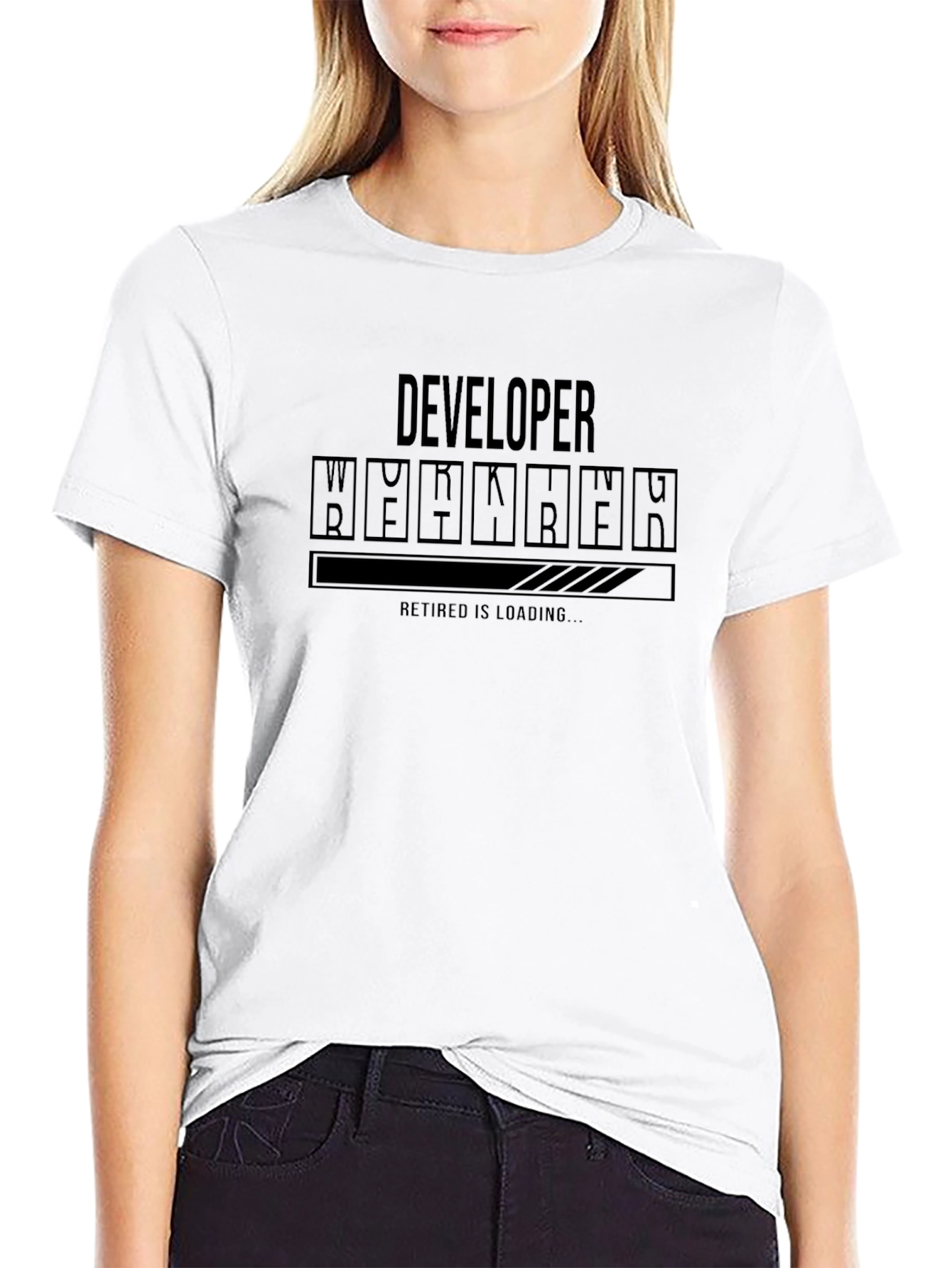 Developer Loading Retirement T-Shirt