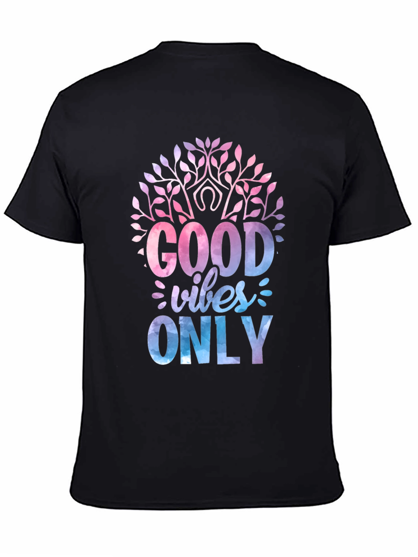 Good Vibes Only Black Graphic Tee
