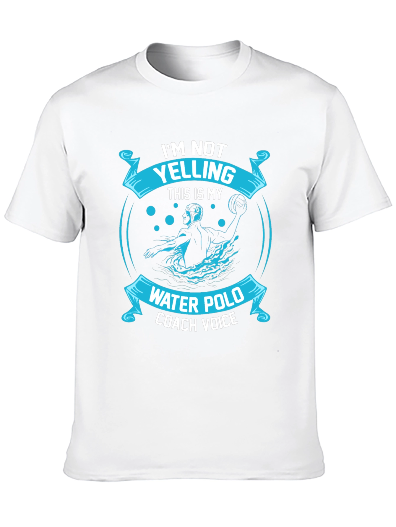 Water Polo Coach T-Shirt - Im Not Yelling