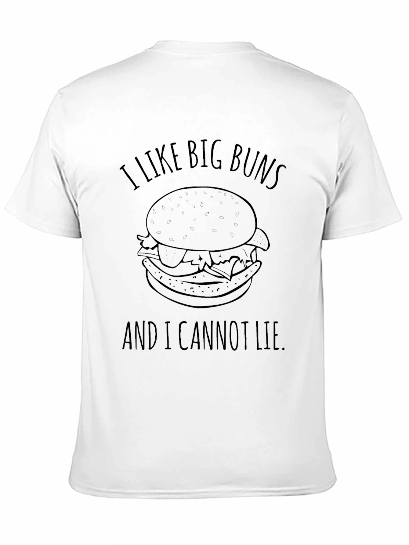 Big Buns Burger T-Shirt - Funny Graphic Tee