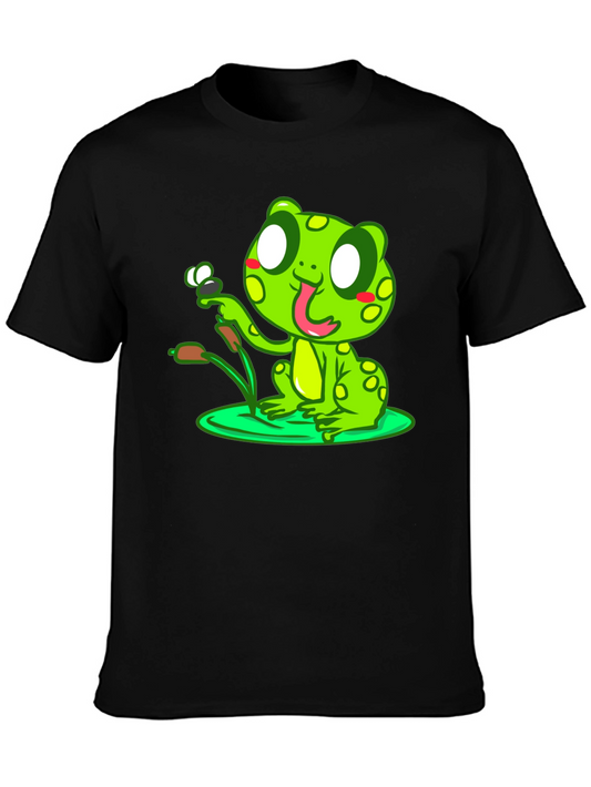 Frog Graphic Black T-Shirt