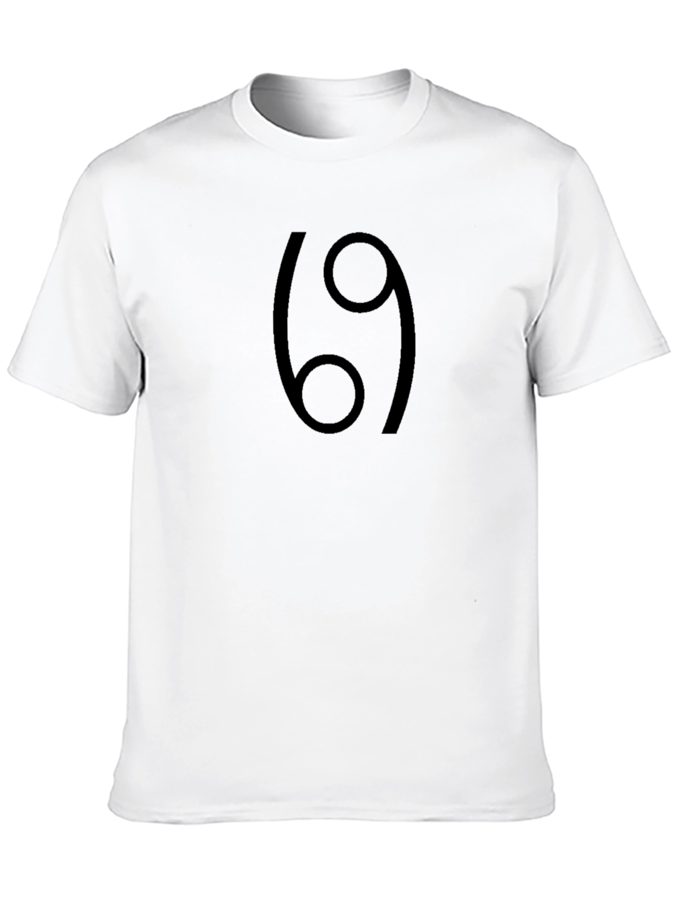 Cancer Zodiac Symbol Black T-Shirt