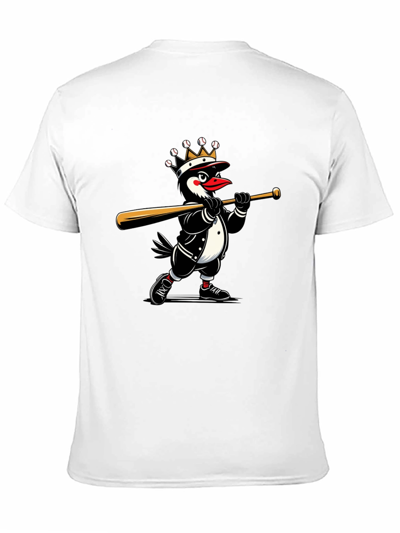 King Penguin Baseball T-Shirt