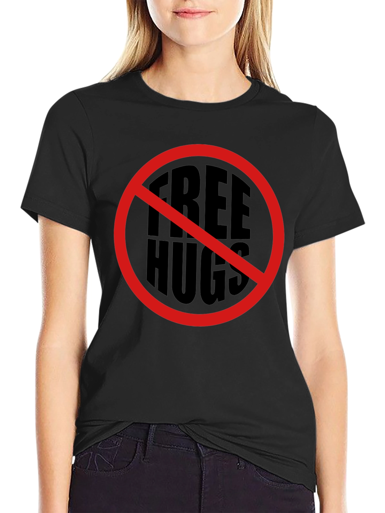 No Free Hugs Novelty T-Shirt