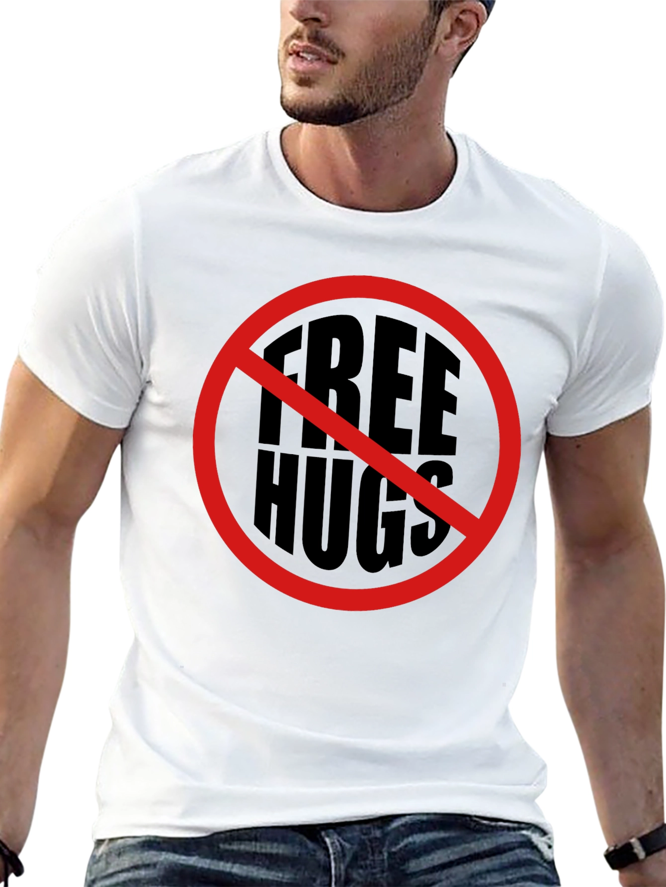 No Free Hugs Novelty T-Shirt