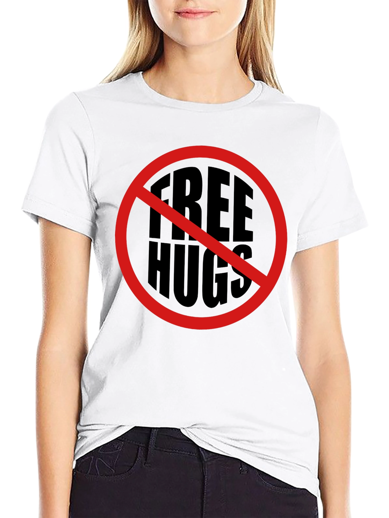 No Free Hugs Novelty T-Shirt