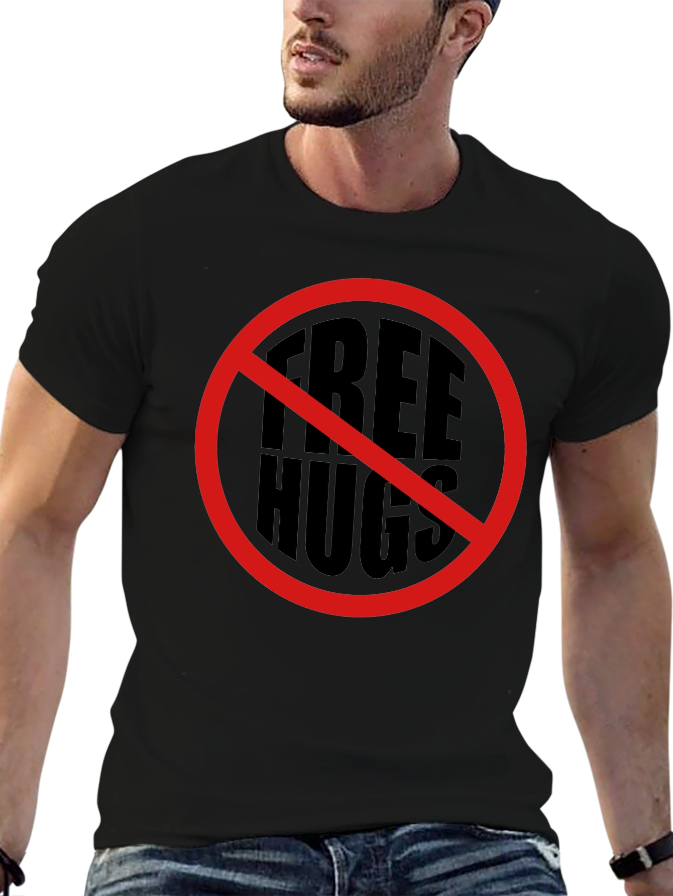 No Free Hugs Novelty T-Shirt
