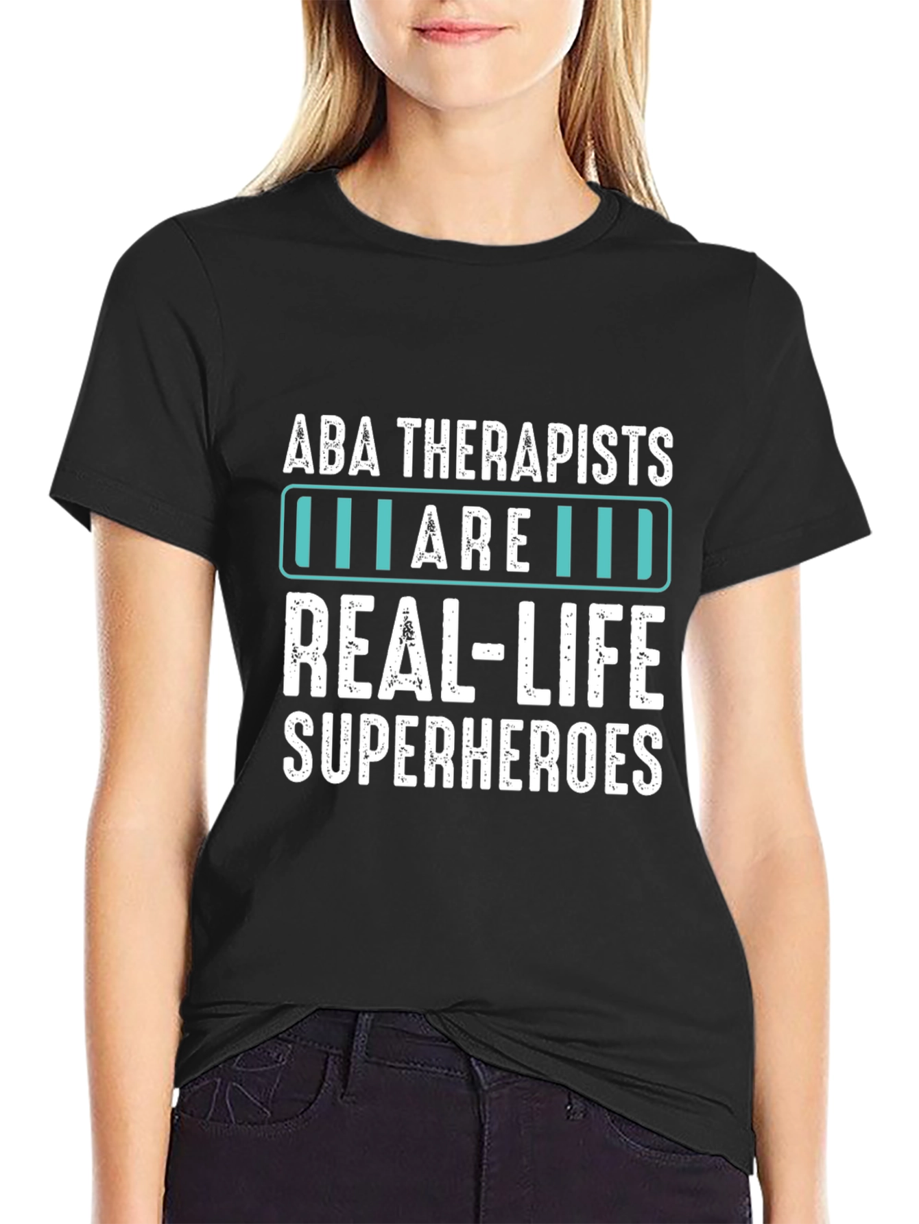 ABA Therapists Real-Life Superheroes Graphic T-Shirt
