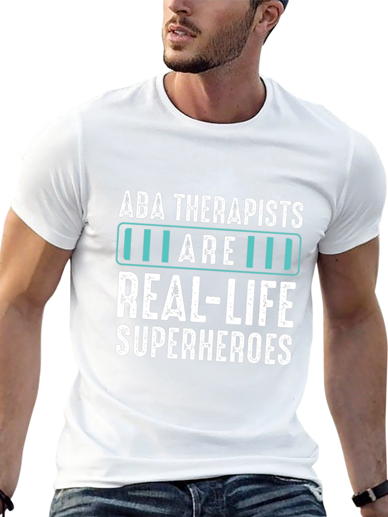 ABA Therapists Real-Life Superheroes Graphic T-Shirt