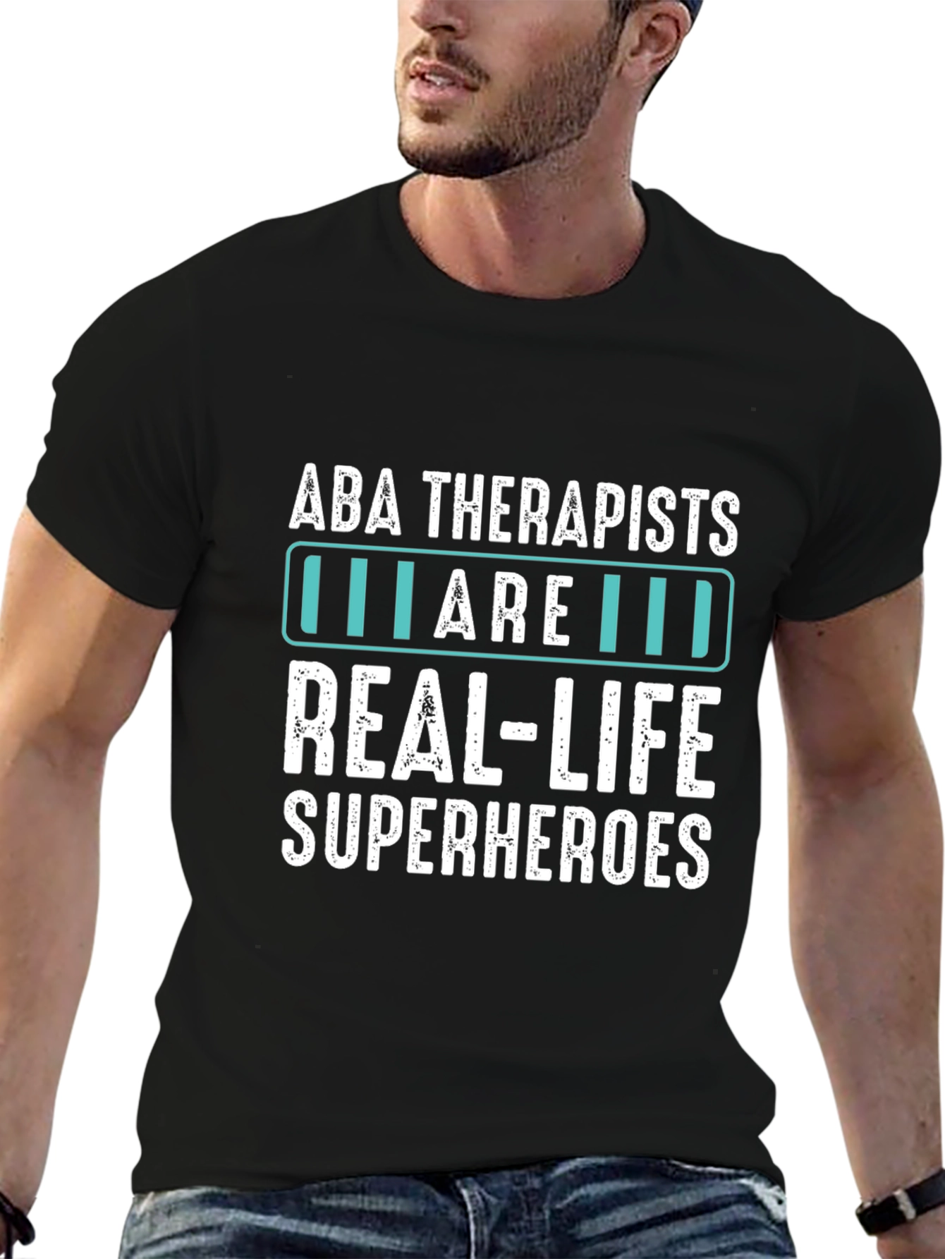 ABA Therapists Real-Life Superheroes Graphic T-Shirt