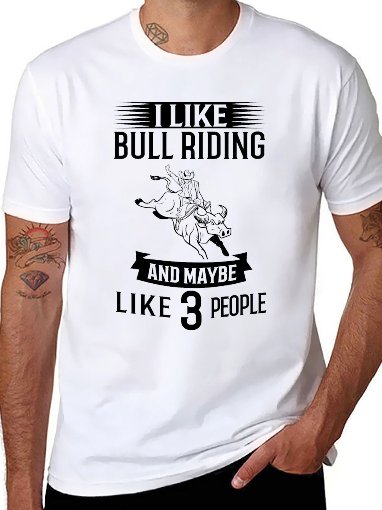 I Like Bull Riding T-Shirt