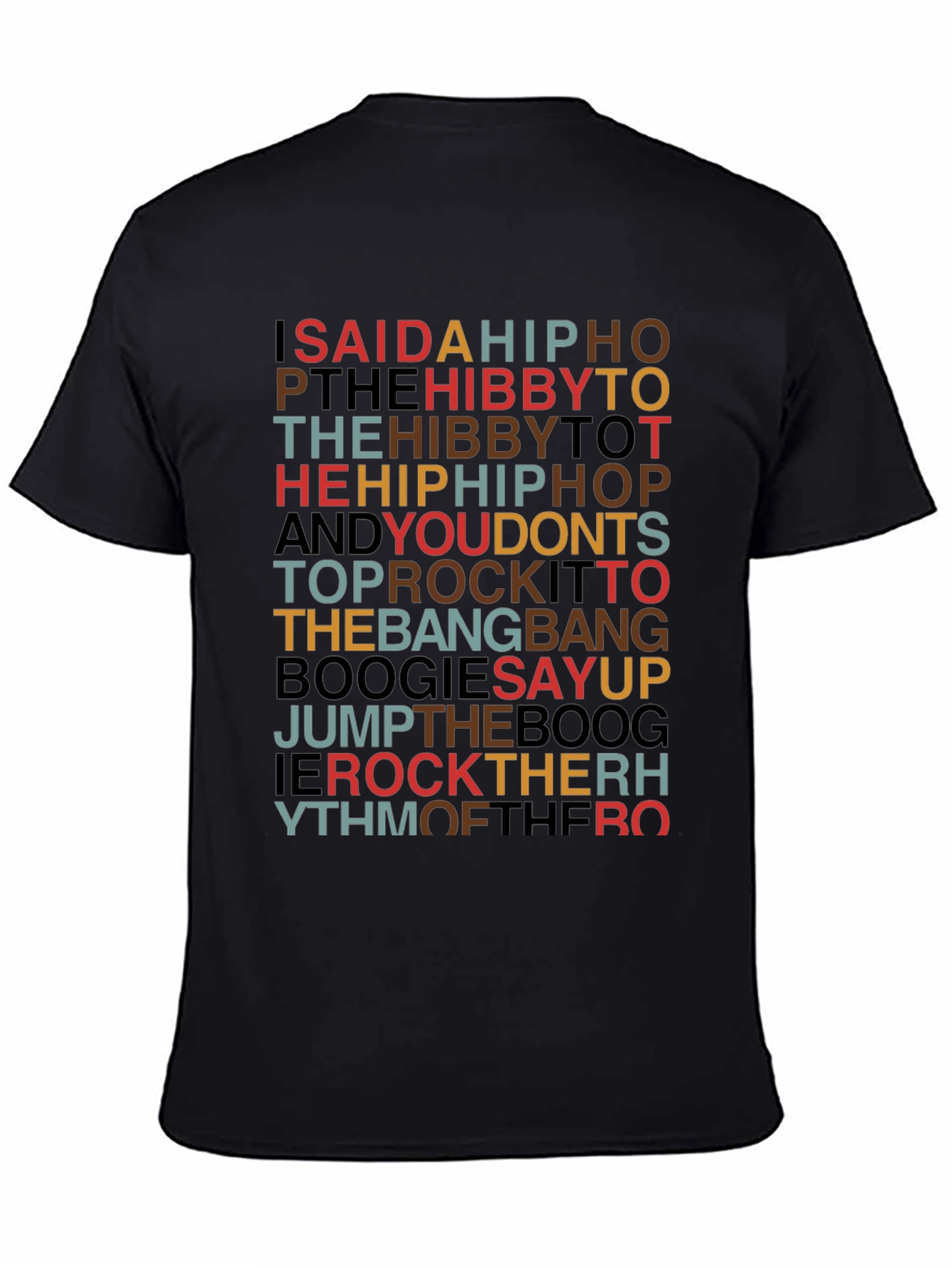 Hip Hop Rhyme Retro Graphic Tee