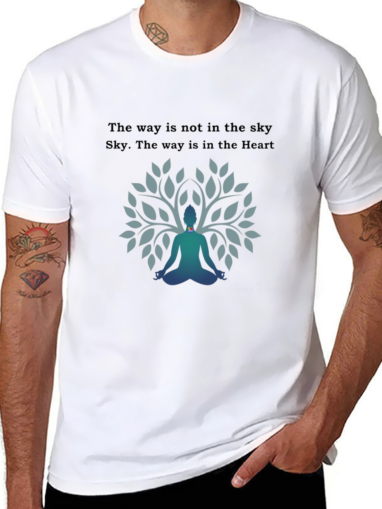Heart Way Graphic Tee - Mindful T-Shirt