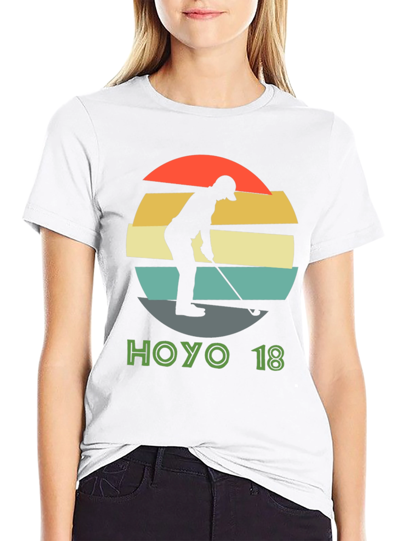 Hoyo 18 Golf Silhouette T-Shirt