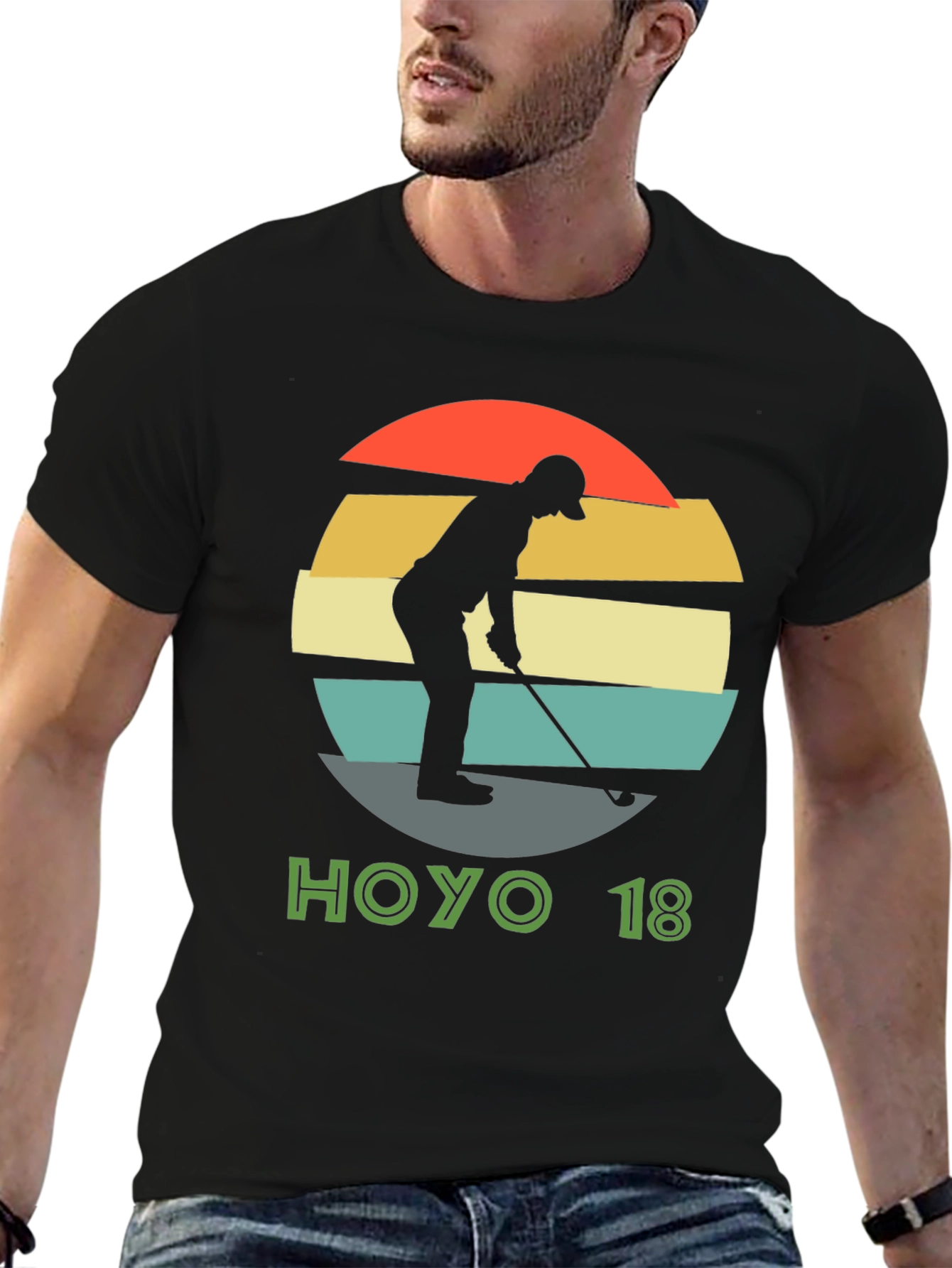 Hoyo 18 Golf Silhouette T-Shirt