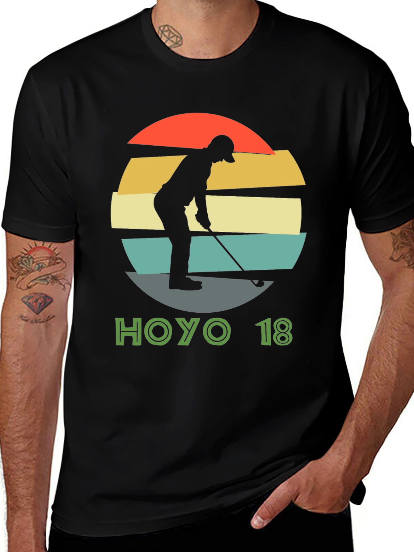 Hoyo 18 Golf Silhouette T-Shirt