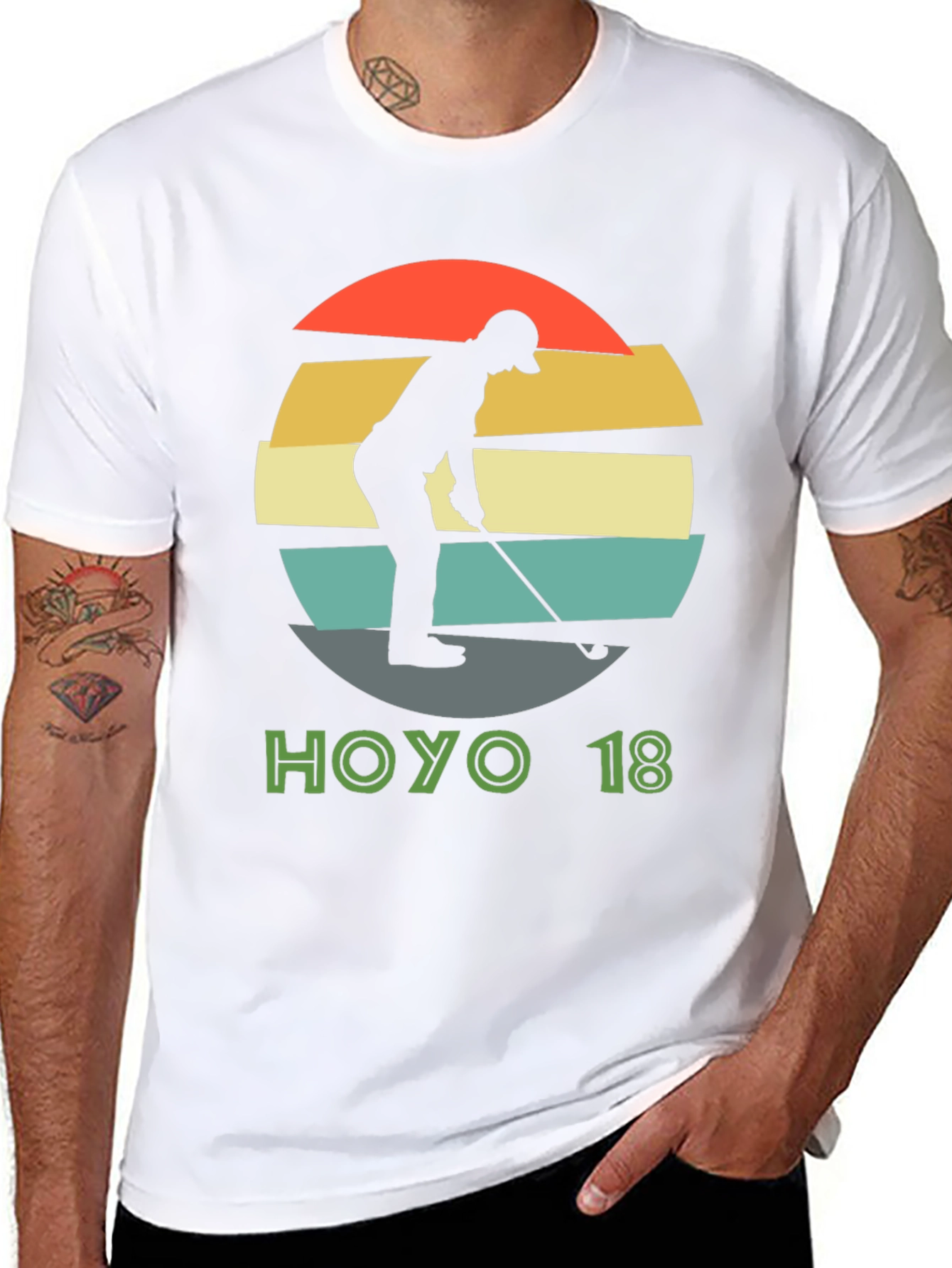 Hoyo 18 Golf Silhouette T-Shirt