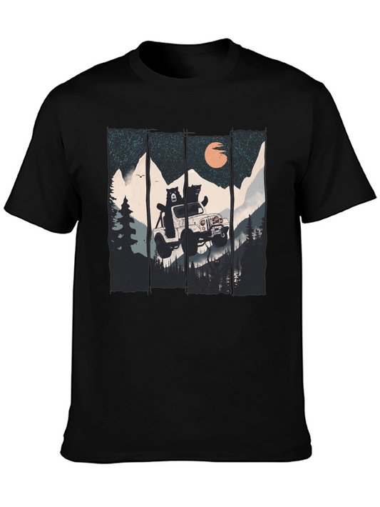Bear Off-Roading Graphic T-Shirt