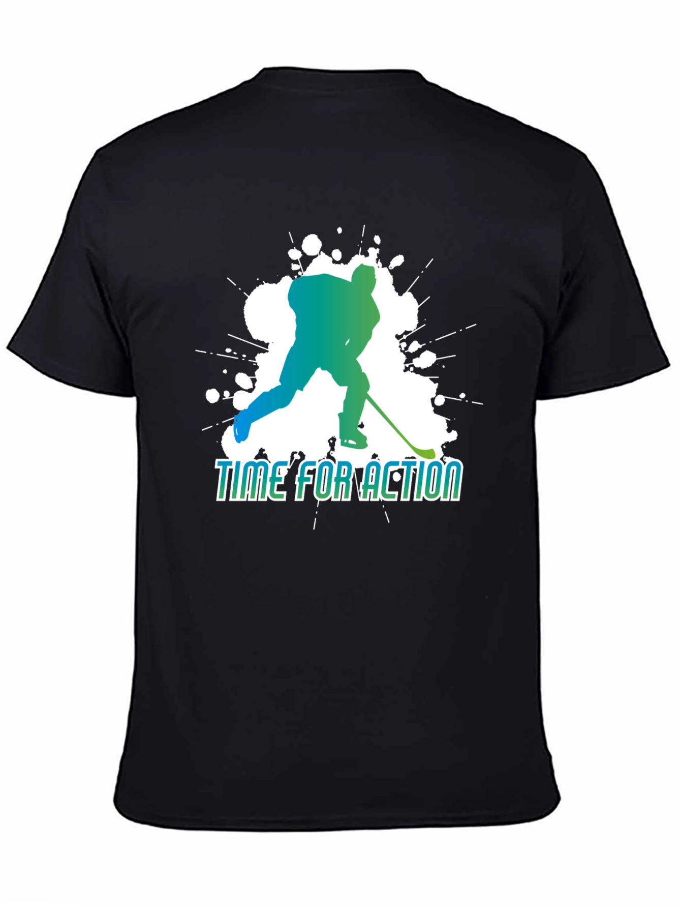Time for Action Hockey Graphic Tee
