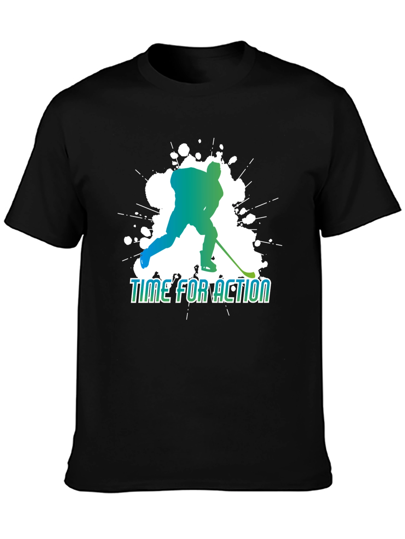 Time for Action Hockey Graphic Tee