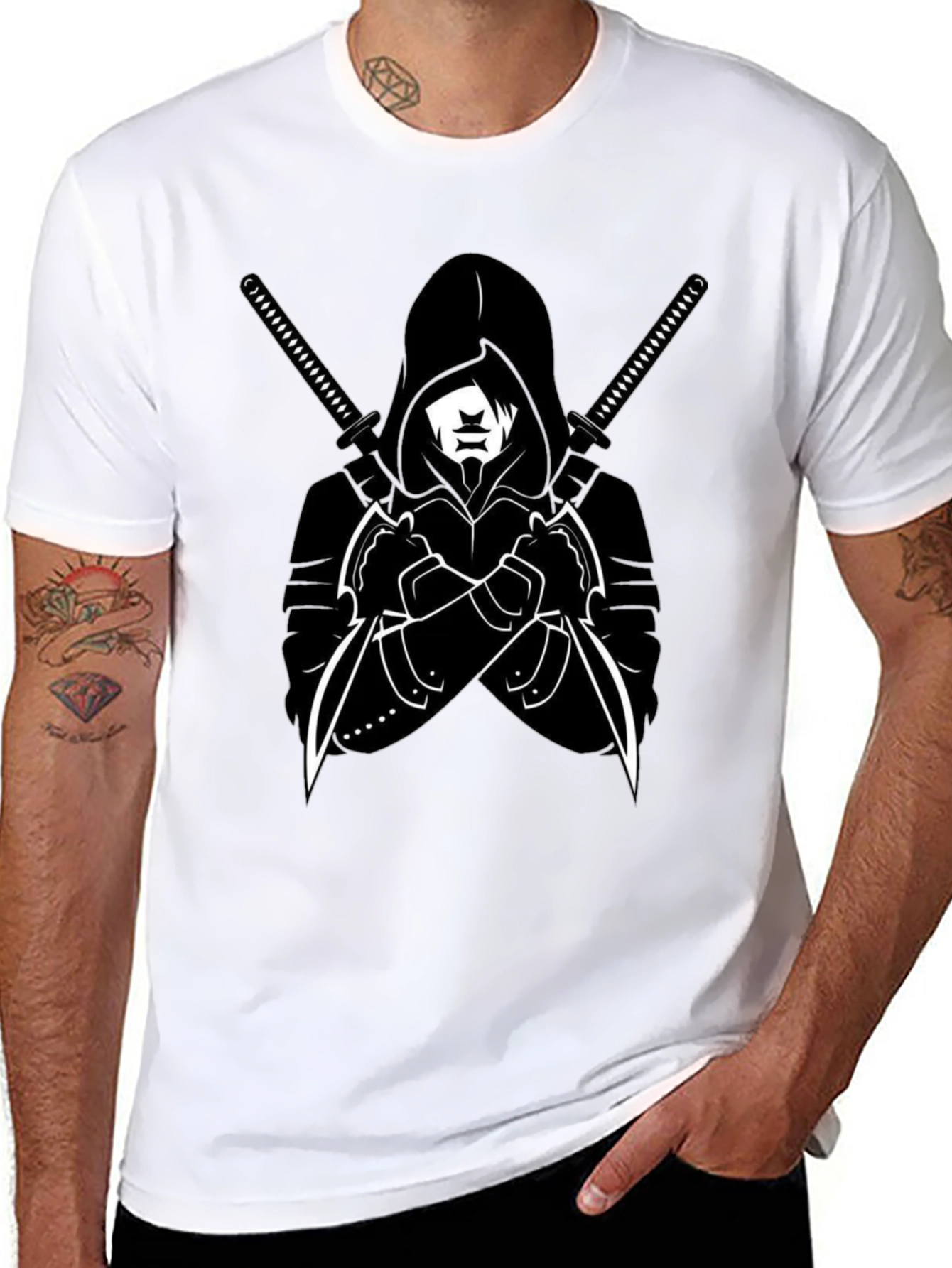 Ninja Warrior Graphic Tee - Black T-Shirt