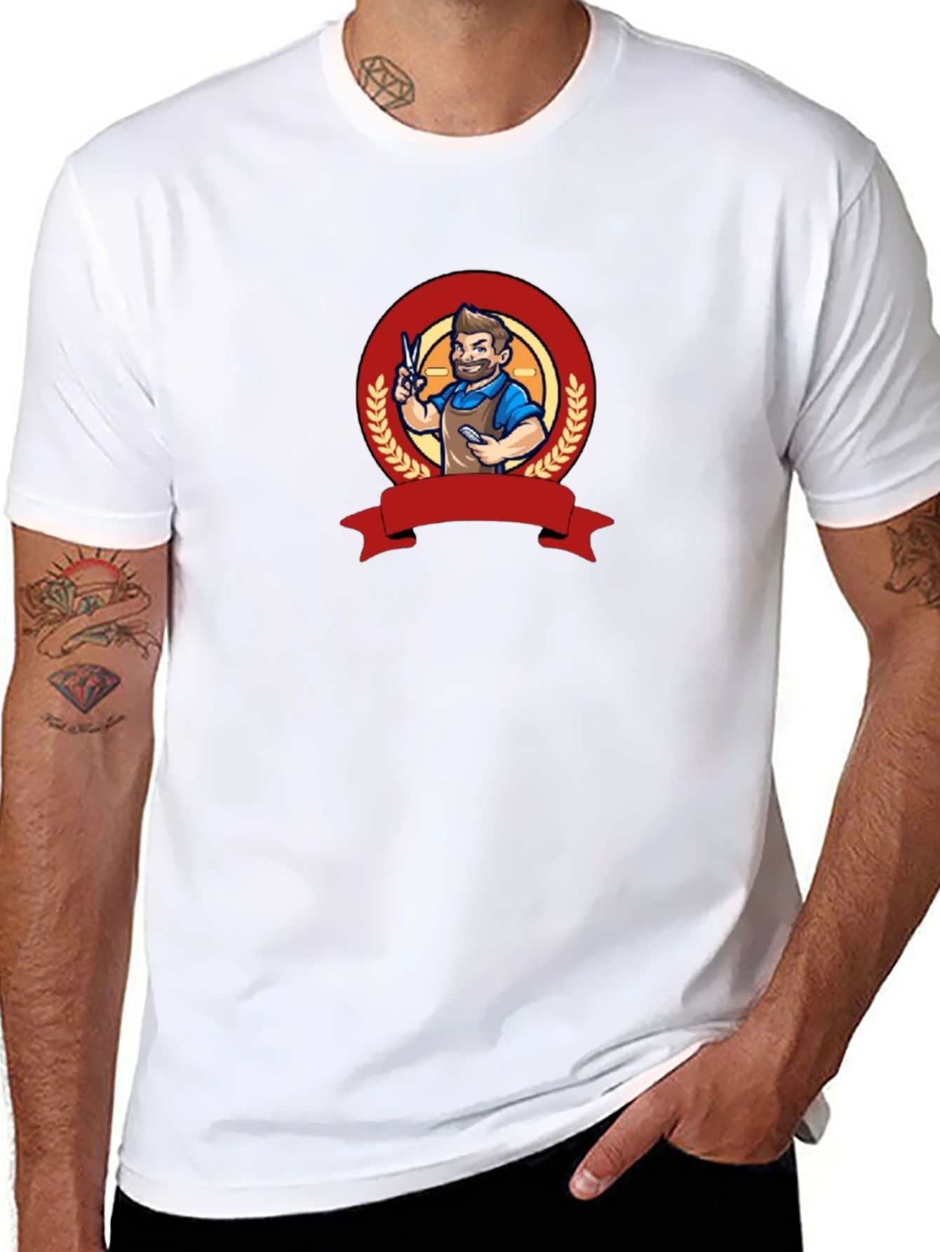 Barber Shop T-Shirt - Cool Graphic Tee