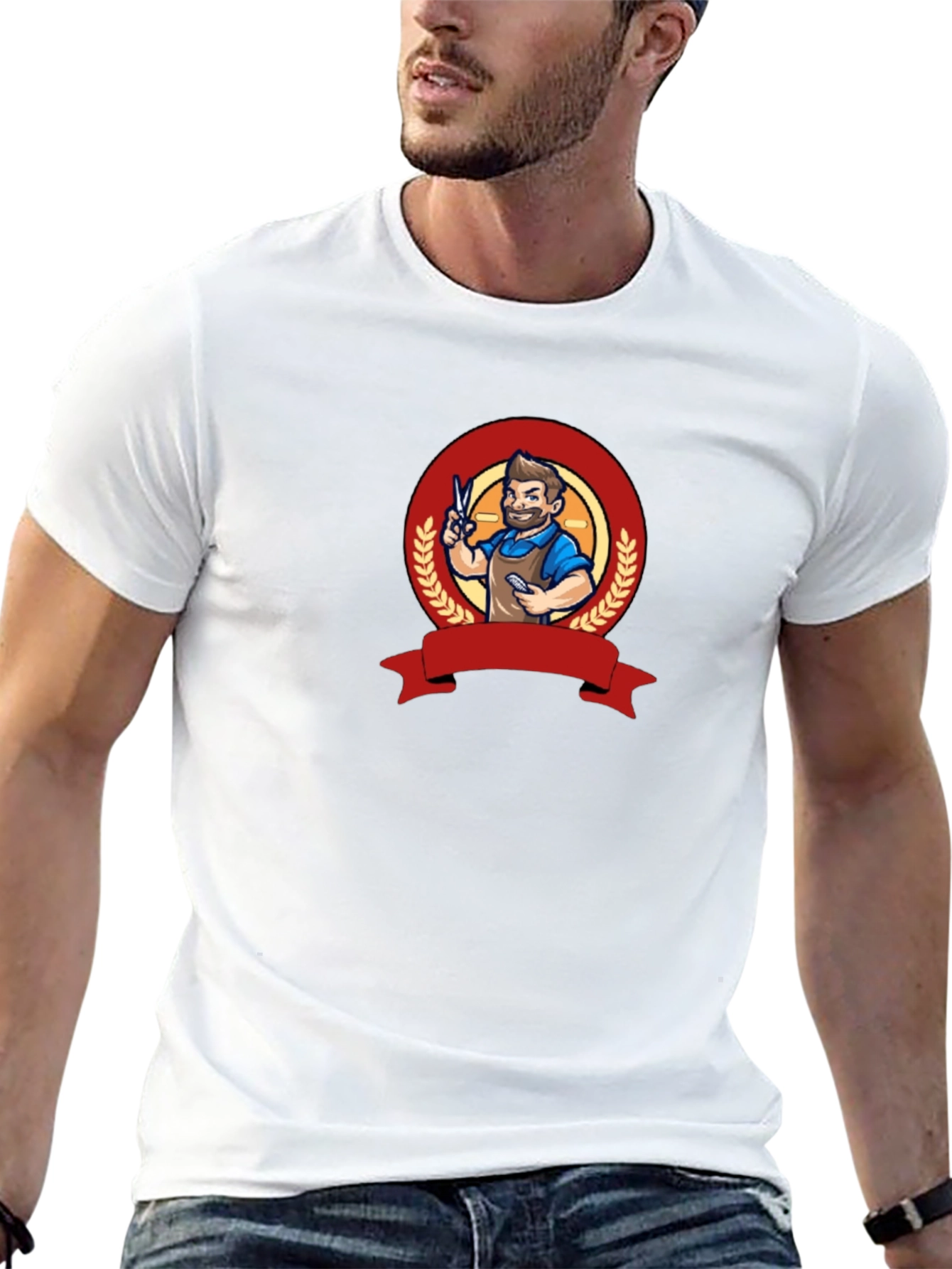 Barber Shop T-Shirt - Cool Graphic Tee