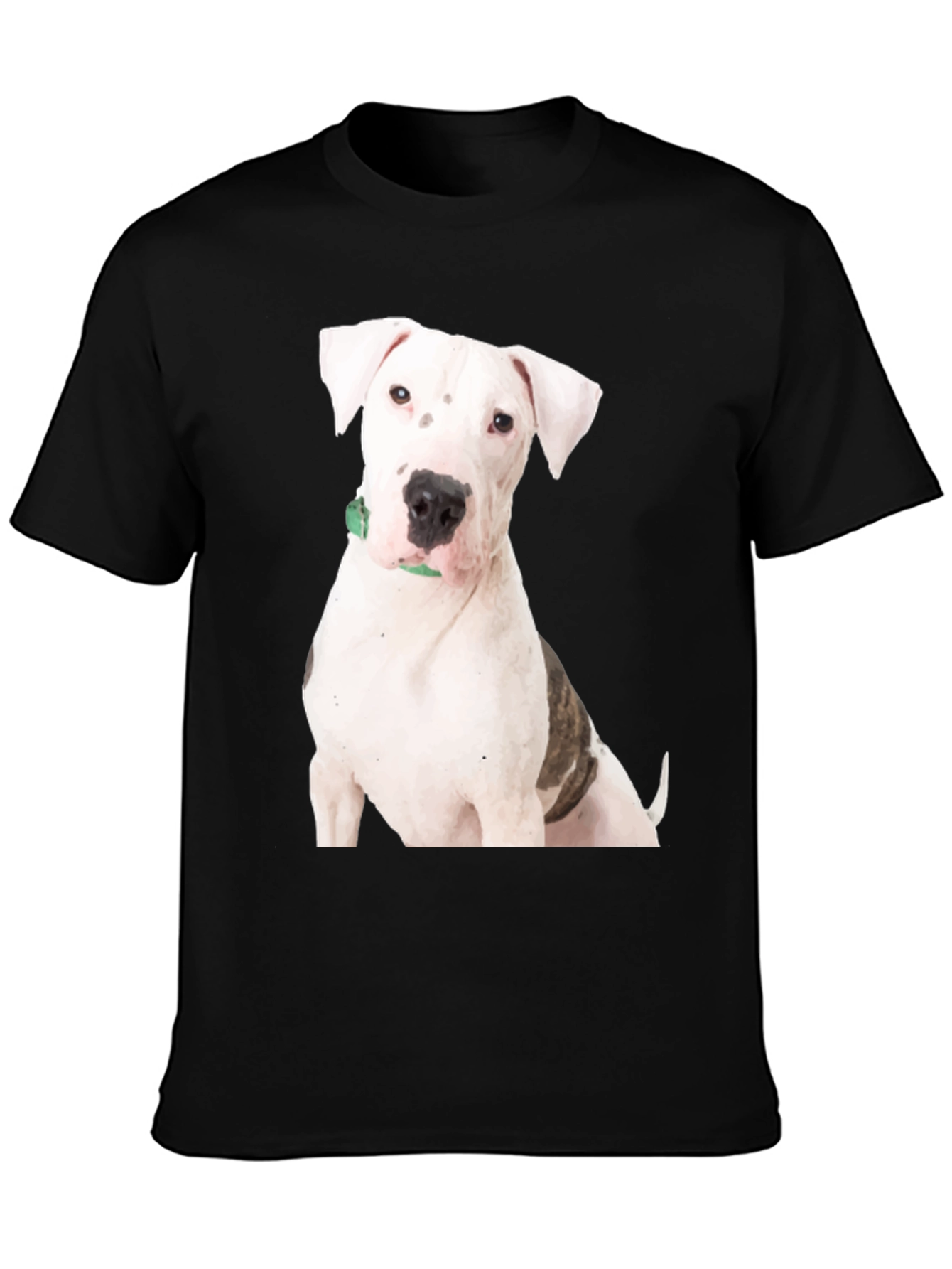 Dog Breed Graphic Tee - Black Cotton Blend T-Shirt