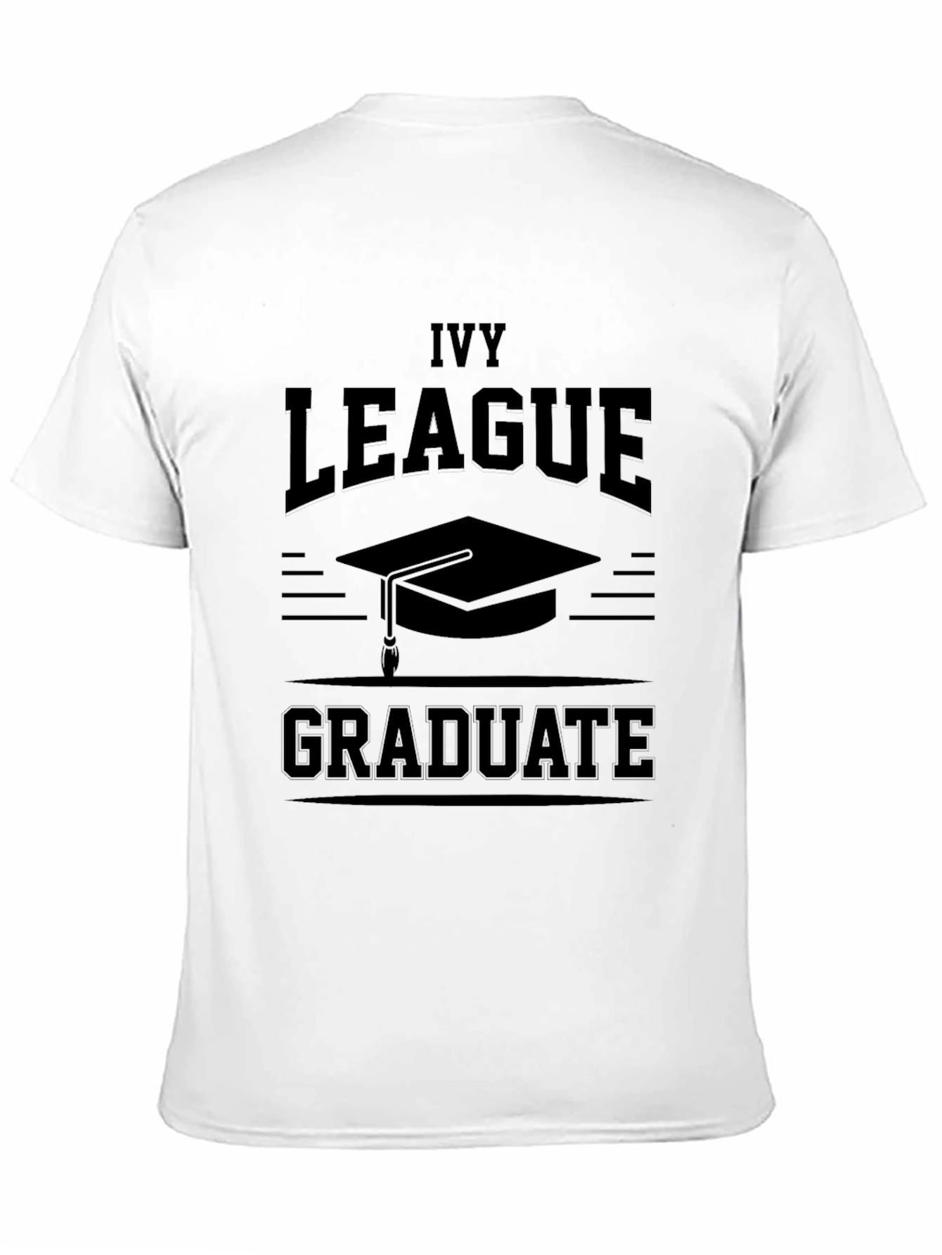 Ivy League Graduate Black Graphic Tee